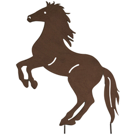 Beetstecker, Pferd, rostfarben, Metall Beetstecker, Pferd, rostfarben, Metall