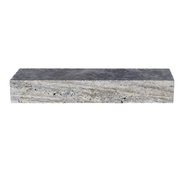 Blockstufe »Mudra Grey«, LxBxH: 100 x 35 x 15 cm, Travertin, grau/beige