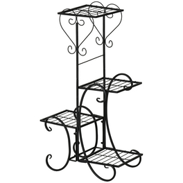 Blumenregal, BxHxL: 24,5 x 80 x 45 cm, Metall