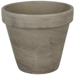 Blumentopf, Höhe: 13,5 cm, basaltgrau, Keramik