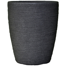 Blumentopf »Shabby«, Breite: 30 cm, granit-grau dunkel, Kunststoff