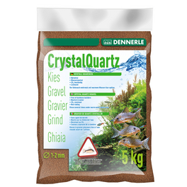 Bodengrund »Kristall-Quarzkies«, 5 kg, rehbraun