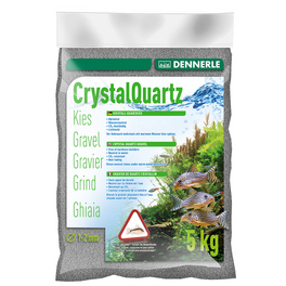 Bodengrund »Kristall-Quarzkies«, 5 kg, schiefergrau