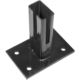 Bodenplatte, BxHxT: 15 x 15 x 10 cm, für Bodenbefestigung Bodenplatte, BxHxT: 15 x 15 x 10 cm, für Bodenbefestigung