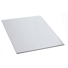 Bodenplatte, quadratisch, BxL: 120 x 120 cm, Stärke: 8 mm, transparent