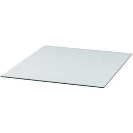 Bodenplatte, rechteckig, BxL: 85 x 100 cm, Stärke: 8 mm, transparent