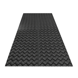 Bodenplatte Riffelblech, grau, für Satteldach Gr.2