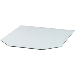 Bodenplatte, sechseckig, BxL: 85 x 100 cm, Stärke: 8 mm, transparent