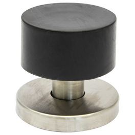 Bodentürstopper »Glacier«, silberfarben/schwarz, Metall/Gummi Bodentürstopper »Glacier«, silberfarben/schwarz, Metall/Gummi