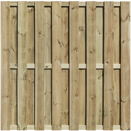 Bohlenzaun »Lolland«, Fichtenholz/Kiefernholz, HxL: 180 x 180 cm