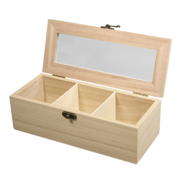 Box, natur, Holz, 1 Box