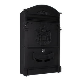 Briefkasten »Teramo«, schwarz, Aluminium, (B x H:) 26 x 41 cm
