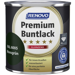 Buntlack glänzend »Premium«, moosgruen RAL 6005