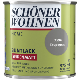 Buntlack »Home«, taupe , seidenmatt