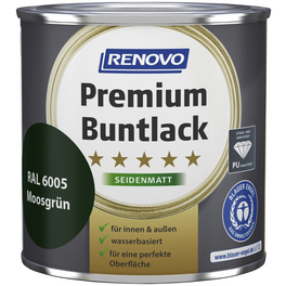 Buntlack seidenmatt »Premium«, moosgrün RAL 6005