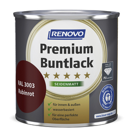 Buntlack seidenmatt »Premium«, rubinrot RAL 3003