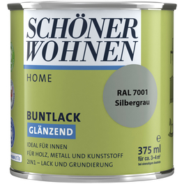 Buntlack, silbergrau , glänzend