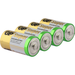 C Baby Batterie »GP Alkaline Super«, 1,5V, 4 Stück