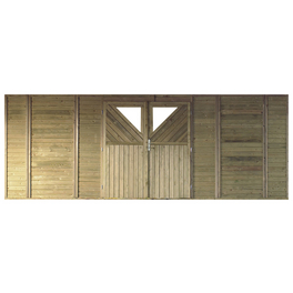Carport-Doppeltür, holzfarben, Außenmaß Breite: 540 cm Carport-Doppeltür, holzfarben, Außenmaß Breite: 540 cm