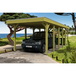 Carport »Friesland«, BxT: 314 x 860 cm, Firsthöhe: 241 cm, imprägniert Carport »Friesland«, BxT: 314 x 860 cm, Firsthöhe: 241 cm, imprägniert