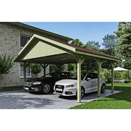Carport »Wallgau«, BxT: 620 x 500 cm, Firsthöhe: 354 cm, imprägniert Carport »Wallgau«, BxT: 620 x 500 cm, Firsthöhe: 354 cm, imprägniert