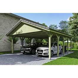 Carport »Wallgau«, BxT: 620 x 750 cm, Firsthöhe: 354 cm, imprägniert Carport »Wallgau«, BxT: 620 x 750 cm, Firsthöhe: 354 cm, imprägniert