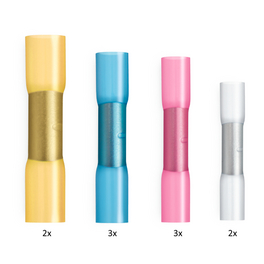 Crimpverbinder, Lochdurchmesser: 0,1-6,0 mm, für: Heißluftgeräte, Heißluftgebläse
