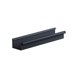 Dachrinne, Nennweite: 75 mm, kastenförmig, Aluminium