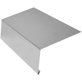 Dachrinneneinhang, BxL: 190 x 1000 mm, Aluminium, natur, ohne Wasserfalz