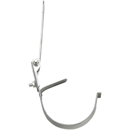 Dachrinnenhalter, Nennweite: 125 mm, kastenförmig, verzinkter Stahl