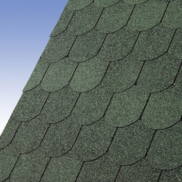 Dachschindel »Dacheindeckung«, Bitumen, dunkelgrün, Paketinhalt: 3 m² Dachschindel »Dacheindeckung«, Bitumen, dunkelgrün, Paketinhalt: 3 m²