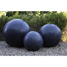 Deko-Kugel, Granit, schwarz, Ø: 20 cm