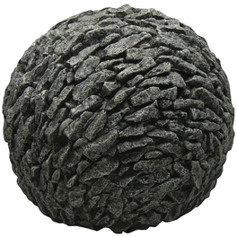 Deko-Kugel, Polystone, dunkelgrau, Ø: 27 cm