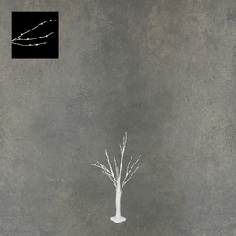 Dekobaum »Lighting Outdoor«, baumförmig, ø: 50 cm, batterie, weiß