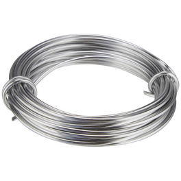 Dekodraht, Länge: 5 m, Aluminium, silberfarben