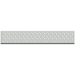 Dekorprofil, BxHxT: 178 x 15 x 0,6 cm, für System Zaun
