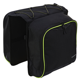 Doppel-Packtasche, Polyester, schwarz