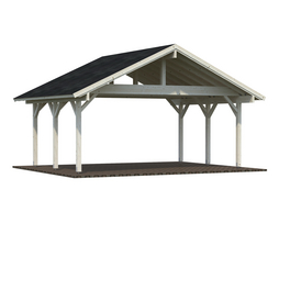 Doppelcarport »Robert«, Außenmaß BxT: 635 x 510 cm, farblos Doppelcarport »Robert«, Außenmaß BxT: 635 x 510 cm, farblos