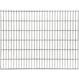 Doppelstabmatte, HxLxT: 183 x 201 x 1,7 cm, Stahl, silberfarben