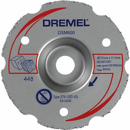 DREMEL® Mehrzweck-Karbidtrennscheibe DSM20, DSM600 DREMEL® Mehrzweck-Karbidtrennscheibe DSM20, DSM600