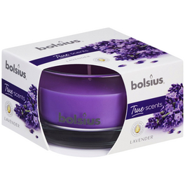 Duftkerze »True Scents«, lila, Duft: Lavendel