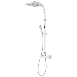 Duschsystem »DuschMaster Rain II Square«, Höhe: 11 cm, chromfarben