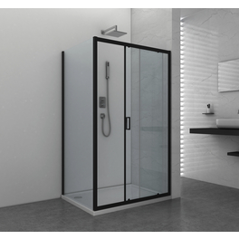 Duschtrennwand »Elite Black«, B x H: 78 x 195 cm