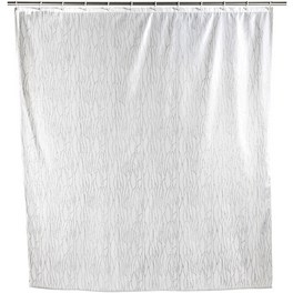 Duschvorhang »Deluxe«, BxH: 180 x 200 cm, glänzende Applikationen, weiß