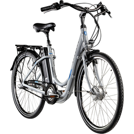 E-Bike »Green 2.7«, Citybike, 3-Gang, 374,4 Wh/10,4 Ah, grau