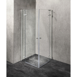 Eckdusche »Vital 3«, (BxT): 120 x 120 cm, Griffform: rund