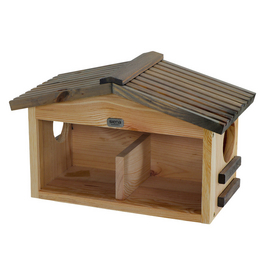 Eichhörnchen-Futterstation, BxHxT: 21 x 25 x 39 cm, Kiefernholz Eichhörnchen-Futterstation, BxHxT: 21 x 25 x 39 cm, Kiefernholz