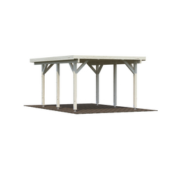 Einzelcarport »Karl«, Außenmaß BxT: 360 x 512 cm, farblos