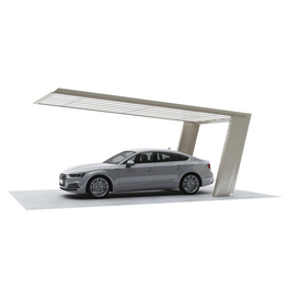 Einzelcarport »MyPort 7«, Typ 60, Außenmaß BxT: 319 x 587,3 cm, edelstahlfarben Einzelcarport »MyPort 7«, Typ 60, Außenmaß BxT: 319 x 587,3 cm, edelstahlfarben