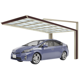 Einzelcarport »MyPort Next«, Typ 60, Außenmaß BxT: 233 x 514,5 cm, sepiabraun Einzelcarport »MyPort Next«, Typ 60, Außenmaß BxT: 233 x 514,5 cm, sepiabraun